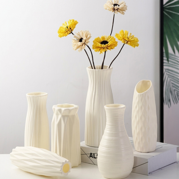 Vaso Decorativo Nórdico em Plástico